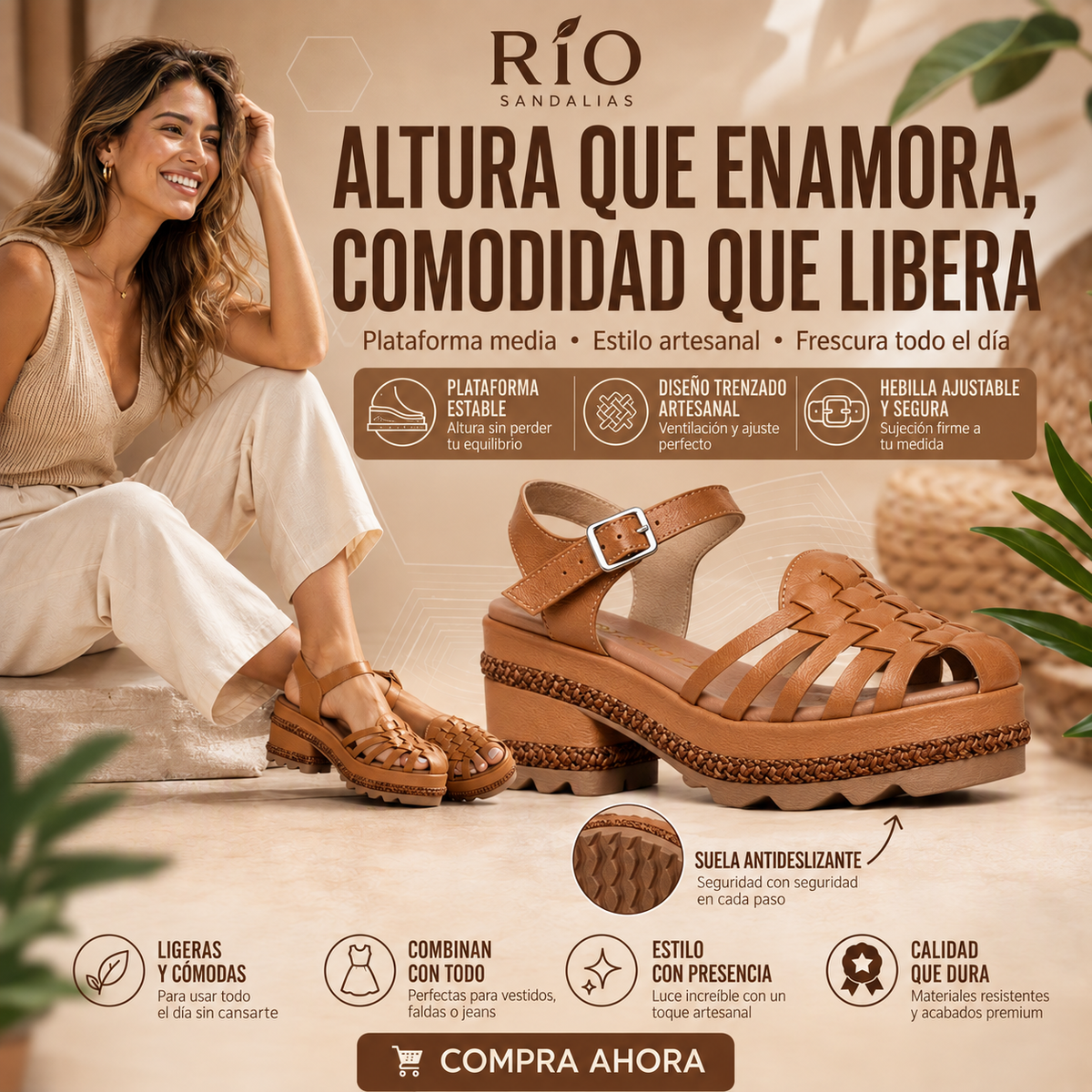 😍CALZADO RIO|SUELA ORTOPEDICA😍