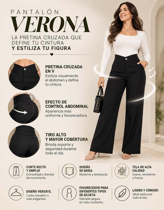 🤩PANTALON FLEX VERONA|CONTROL ABDOMEN|TALLE ALTO🤩